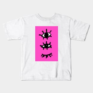 The vertical all knowing eyes Kids T-Shirt